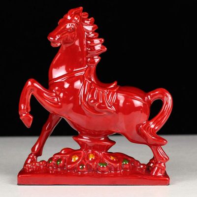 QQYDZSW Abstract Ceramic Horse Statue