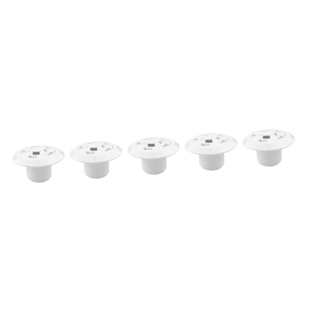 VANZACK 5-Piece Flower-Shaped Pool Drain, Simple Water Outlet to Help Prevent Clogs and Dirt