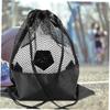 Supvox Mesh Sports Ball Bag with Drawstring, Oxford Fabric, for Soccer and Basketball view 2