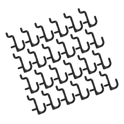 GLEAVI 80-Pack Plastic Pegboard Hooks for Keys and Tools