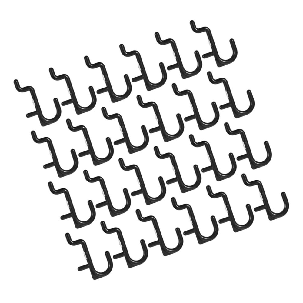 GLEAVI 80-Pack Plastic Pegboard Hooks for Keys and Tools
