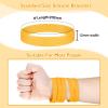 HONTIUS Silicone Wristbands, 25-Pack, Blank view 2