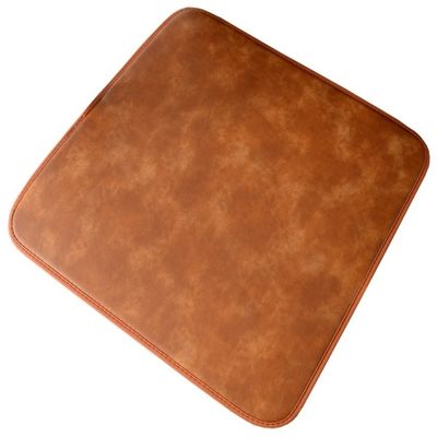 QYANPEN Square Non-Slip Leather Chair Cushion, Waterproof, 45 x 45 cm, 1-Pack, Style F