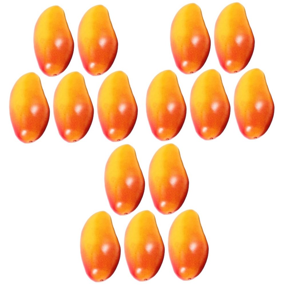 Warmhm 15-Piece Artificial Mango Decoration Set