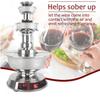 DPLXQPP 3-Tier Wine Fountain Machine, 0–100°C Temperature-Controlled, Stainless Steel, 220V view 3