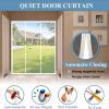 Magnetic Mosquito Net Door Curtain, 230 x 235 cm, White view 3