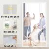 Magnetic Mosquito Net Door Curtain, 230 x 235 cm, White view 4