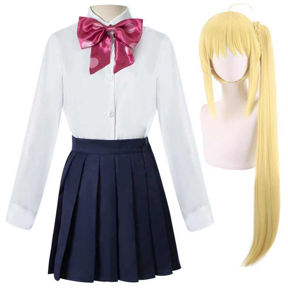 Bocchi the Rock Yamada Ryo & Ijichi Nijika Cosplay JK Uniform Sets