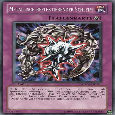 SDMA-DE034 - Metal Reflect Slime - Common - German - Structure Deck: Marik - with LMS Trading Field Center Card
