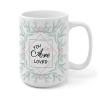Wodevor "You Are Loved" Coffee Mug, White, Seasonal Wreaths, Ceramic, 425 ml view 2