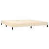 KTHLBRH Box Spring Bed with Mattress, Cream, 200 x 200 cm view 4