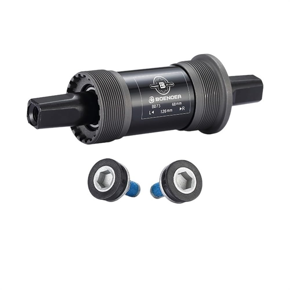 QAINKUN 68 mm Bike Bottom Bracket, Power Spline Square Cartridge Taper, 124.5 mm