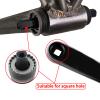 QAINKUN 68 mm Bike Bottom Bracket, Power Spline Square Cartridge Taper, 124.5 mm view 2