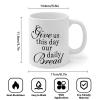 Coffee Mug with “Give Us This Day Our Daily Bread” Quote, 325 ml, Ceramic Gift Mug view 3
