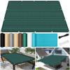 Rectangular Shade Sail 2.7 x 5 m, UV-Resistant, Windproof, Dark Green view 1