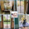 Magnetic Insect Screen for Balcony Doors, 325 x 315 cm, Black view 4