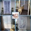 Magnetic Insect Screen Door 180 x 185 cm, Self-Closing Mosquito Net, No Drilling, White view 4