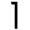 House Number "1" – 245 mm, Black Stainless Steel view 1
