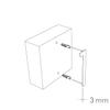 House Number "1" – 245 mm, Black Stainless Steel view 4