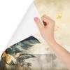 Muralo Non-Woven 3D Photo Wallpaper, Watercolor Tropical Leaves - 400 x 280 cm view 2