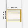 Solid Wood Saloon Swing Doors with Automatic-Closing Hinges view 2