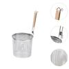 Gralara Stainless Steel Pasta Strainer, Mesh Pasta Basket, 19 cm view 2