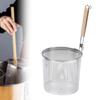 Gralara Stainless Steel Pasta Strainer, Mesh Pasta Basket, 19 cm view 3