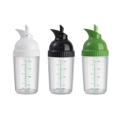 Salad Dressing Shaker Bottles with Measurements, 200 mL, 3-Pack