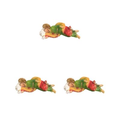 NeaxgeandX Set of 3 Religious Sculptures, Sleeping Joseph Statue, 11 cm, Style 6