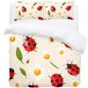 Ladybug Daisy Queen Duvet Cover Set, Microfiber view 1