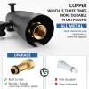 Matte Black Metal Tub Spout with Diverter, Fits 1/2-Inch or 3/4-Inch IPS view 2