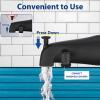Matte Black Metal Tub Spout with Diverter, Fits 1/2-Inch or 3/4-Inch IPS view 4