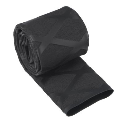 MACHSWON Heat-Shrink Tubing for Fishing Rod Handles, 25 mm Diameter, 42 mm Flat Width, 2:1 Ratio, 0.5 m, Black