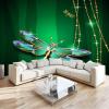 3D Nonwoven Dragonfly Metal Photomural, 350 x 256 cm view 2