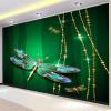 3D Nonwoven Dragonfly Metal Photomural, 350 x 256 cm view 3