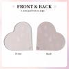 Rose Gold Printed Heart-Shaped Acrylic Decoration and Keepsake Plaque view 2