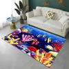 SHELOG Marine Fish and Coral Area Rug, Modern Art, Non-Slip view 1