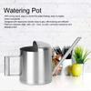 Tiny 300 mL Stainless Steel Watering Can with Long Spout for Indoor Plants view 2