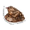Dianzan Lucky Frog Statue – Feng Shui Money Frog Ornament view 2