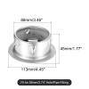 QUARKZMAN 88 mm Floor Drain Cover, Flat Stainless Steel view 2