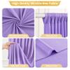 4.6 x 3 m Lavender Backdrop Curtains for Weddings, Wrinkle-Free Polyester Photography Backdrop view 2