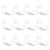 YOUKOLO Wall-Mounted Acrylic Vinyl Record Holders, Clear Display Shelves, 12-Pack view 1