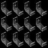 YOUKOLO Wall-Mounted Acrylic Vinyl Record Holders, Clear Display Shelves, 12-Pack view 4