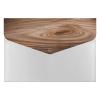 Wood-Grain Print Document Organizer, Portable File Folder with Snap Closure view 1