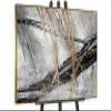 YS-Art Luxury Abstract Hand-Painted Acrylic Painting on Canvas with Golden Accents view 1