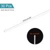 sourcing map 30 ABS Plastic Rods, 1–6 mm Diameter, 250 mm Long, White view 2