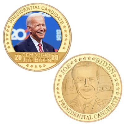 REIWAN Joe Biden U.S. Presidential Election Gold-Plated Commemorative Coin
