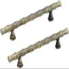 Vintage Antique Brass Cabinet Handles, 2-Pack, 64 mm view 2