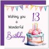 13th Birthday Card for Men and Women view 1