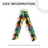 Tie-Closure Reversible Sports Headband with Rainbow Fish-Scale Pattern view 4